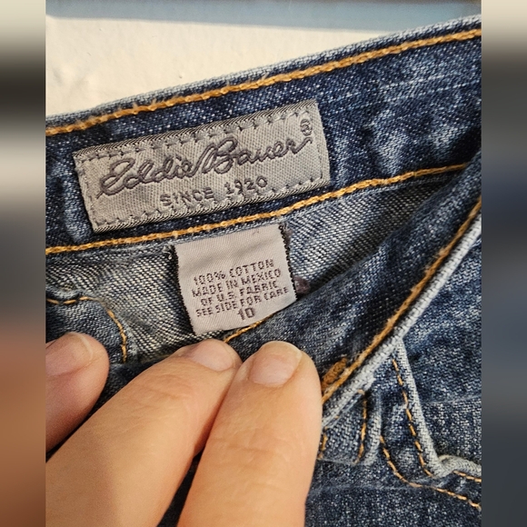 Eddie Bauer Medium Blue Straight Leg Size 10 - Picture 3 of 4